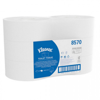 Туалетная бумага в больших рулонах Kleenex Jumbo Roll, 2 слоя Туалетная бумага в больших рулонах Kleenex Jumbo Roll, 2 слоя