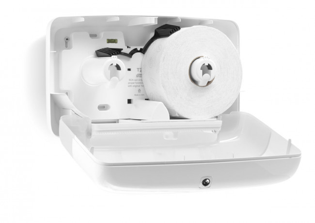Диспенсер на 2 рулона туалетной бумаги Tork Elevation Mini Twin Т2 , Арт.555508 Диспенсер на 2 рулона туалетной бумаги Tork Elevation Mini Twin Т2 , Арт.555508
