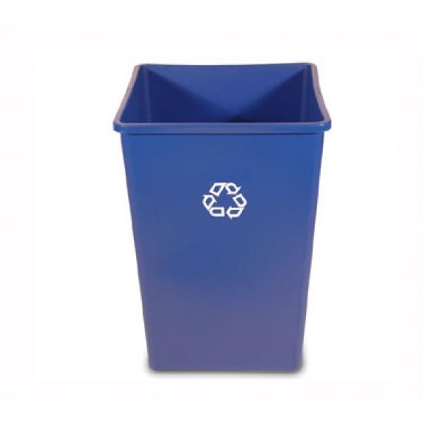 Квадратный контейнер Rubbermaid StyleLine на 132,5 литра, синий, Арт.FG395873BLUE Квадратный контейнер Rubbermaid StyleLine на 132,5 литра, синий, Арт.FG395873BLUE