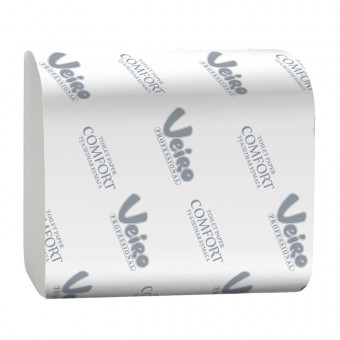 Туалетная бумага в листах Veiro Professional Comfort, 2 слоя Туалетная бумага в листах Veiro Professional Comfort, 2 слоя